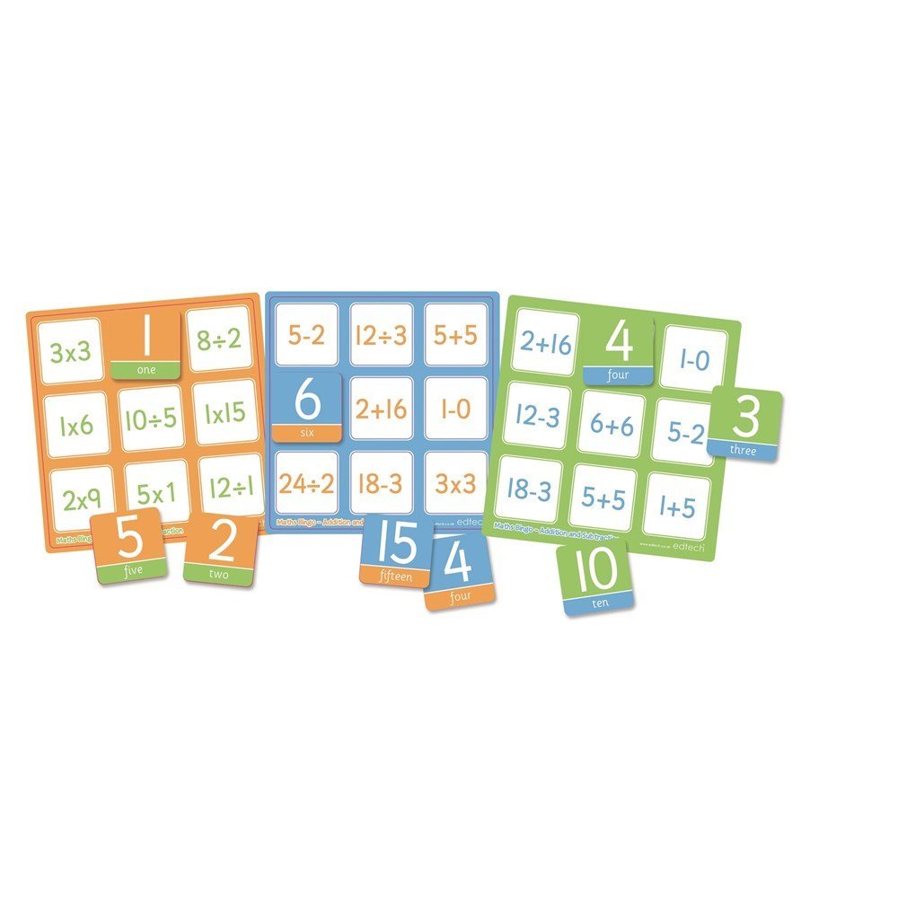 **Maths Operations Bingo Set - ABC School Supplies