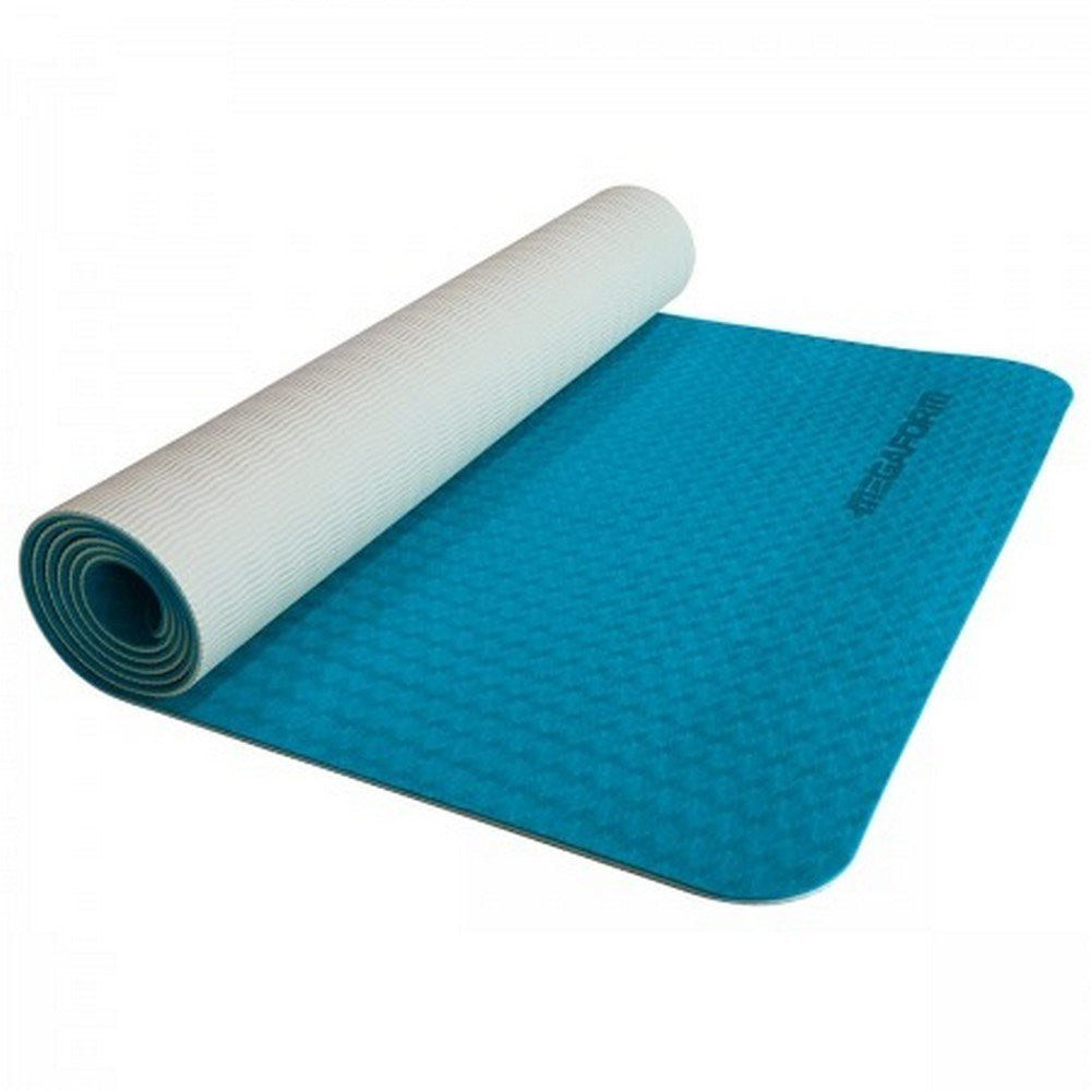 Megaform Performance 2 - Colour Yoga Mat Blue - Grey - ABC School Supplies