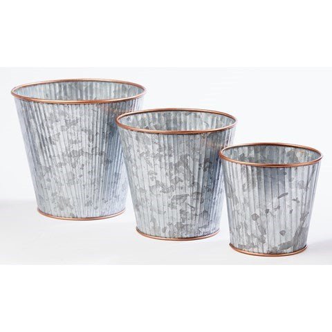 Metal Planters 3Pk - ABC School Supplies