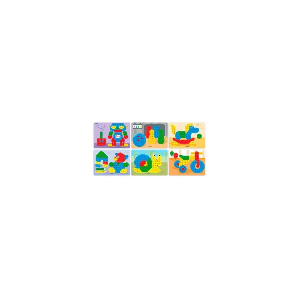 Miniland Pegs 15 Mm (160 Pieces) - Primary Colors - ABC School Supplies