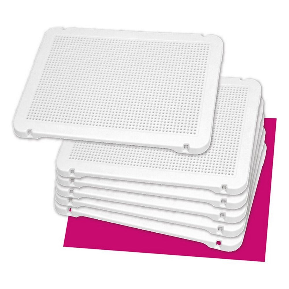 Miniland Pegs: 6 White Boards Set - ABC School Supplies