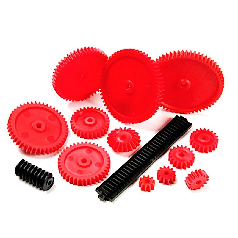 Module 1 Gears (4Mm Bore) Pack Of 10 - ABC School Supplies