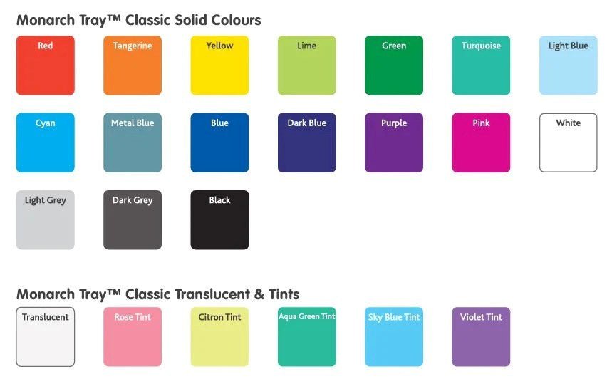 Monarch Plastic Trays - Double Tray - ABC School Supplies