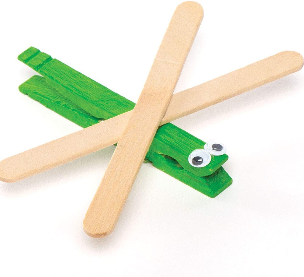 **Natural Wooden Craft Pegs Pack Of 36 - ABC School Supplies