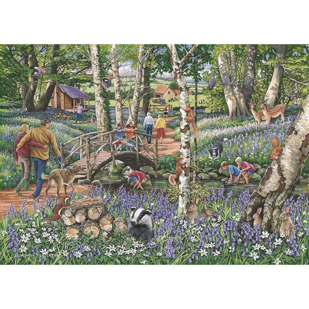 No.18 - Walk In The Woods - 1000 Piece Jigsaw Puzzle - ABC School Supplies