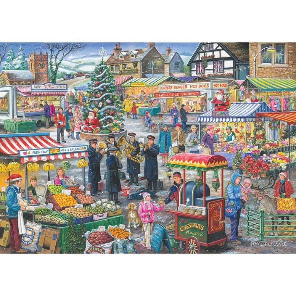 No.5 - Festive Market - 1000 Piece Jigsaw Puzzle - ABC School Supplies