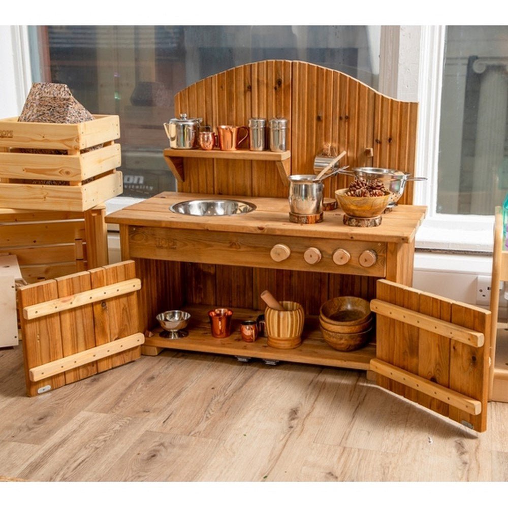 Outdoor Rustic Wooden Kitchen From Hope - ABC School Supplies