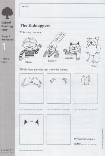 Oxford Reading Tree: Level 8: Workbooks: Workbook 1: The Kidnappers And Viking Adventures (Pack Of 6) - ABC School Supplies