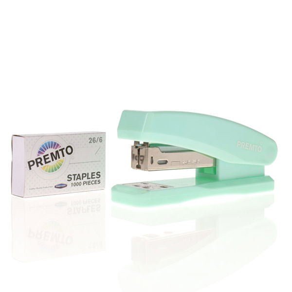 Pastel Half Strip Stapler and 1000 Staples - ABC School Supplies