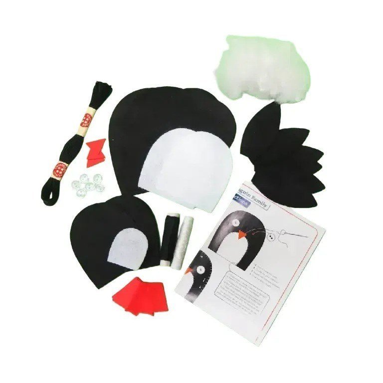 Penguin Family - Buttonbag - ABC School Supplies
