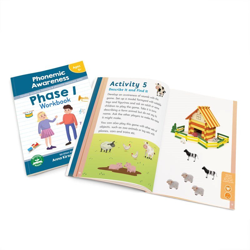 Phase 1 Phonemic Awareness Workbook - 12 Pack - ABC School Supplies