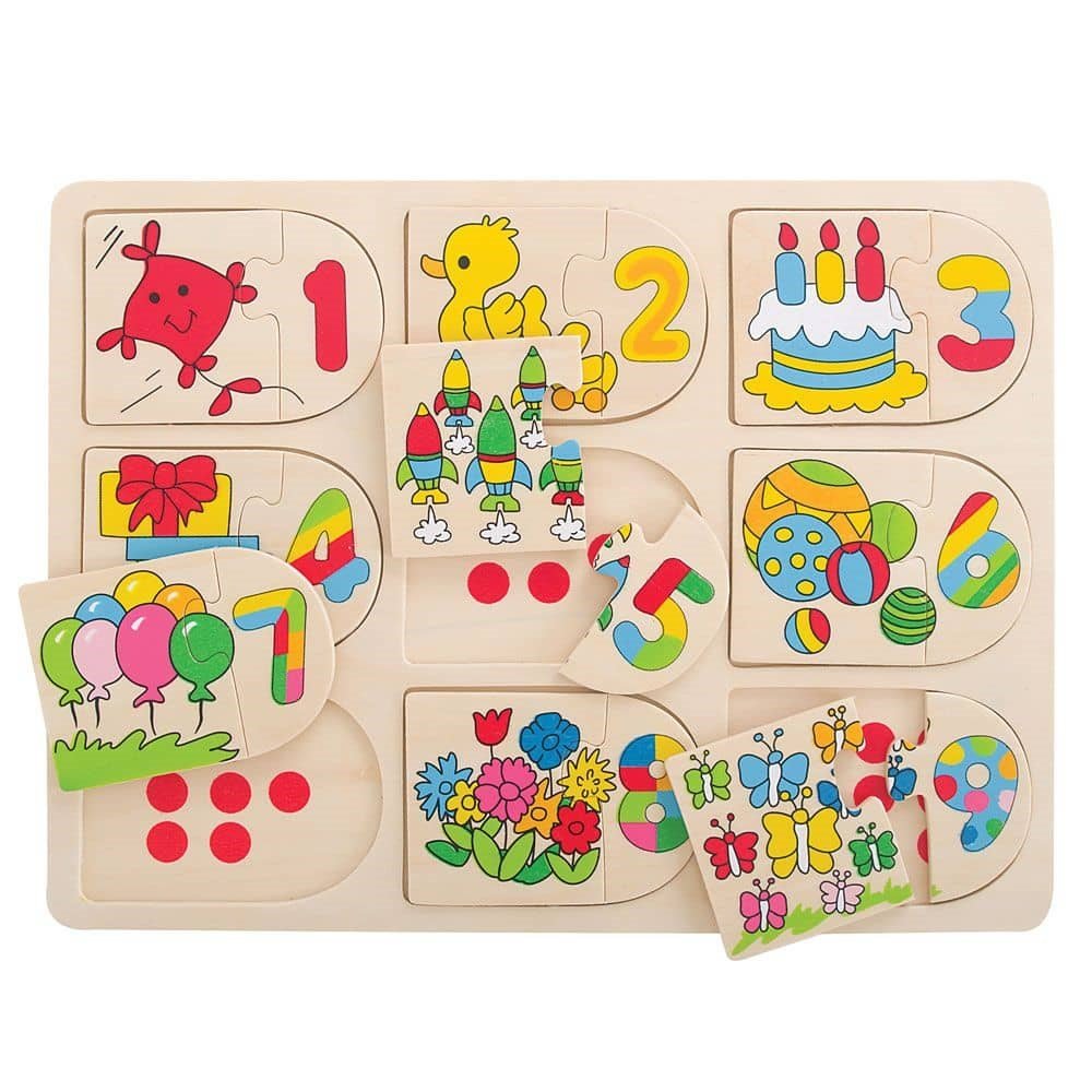 Picture And Number Matching Puzzle - ABC School Supplies