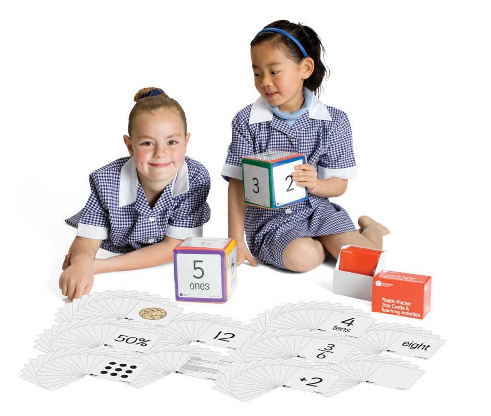 Plastic Pocket Dice And Cards - ABC School Supplies