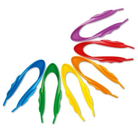 Plastic Tweezers & Sorting Trays Set - ABC School Supplies