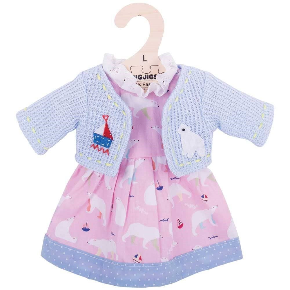 Polar Bear Pink Dress (For 38Cm Doll) - ABC School Supplies