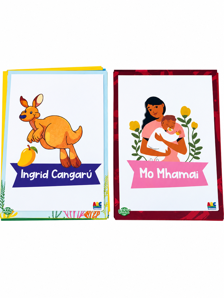 Fónaic le Fís C - A4 Póstaeir na gCarachtar Set of 42