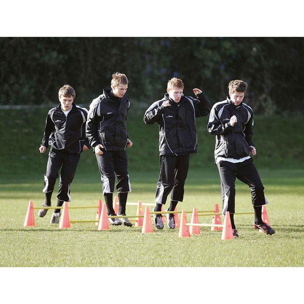 Precision Agility Hurdle Cone Set of 20 Cones and 10 Poles - ABC School Supplies