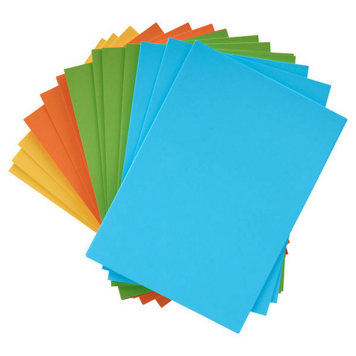 Premier A4 160Grm Activity Card Rainbow Assorted Colours (Pack of 250 Sheets) - ABC School Supplies