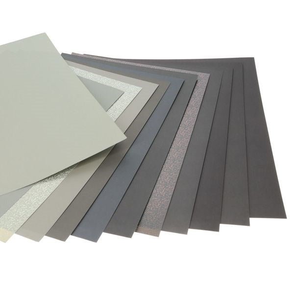 Premier A4 Card Pad 24 Sheets - Shades Of Silver - ABC School Supplies