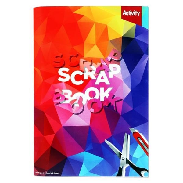 Premier Activity 80Pg 360X240mm Scrapbook - Pack Of 5 - ABC School Supplies
