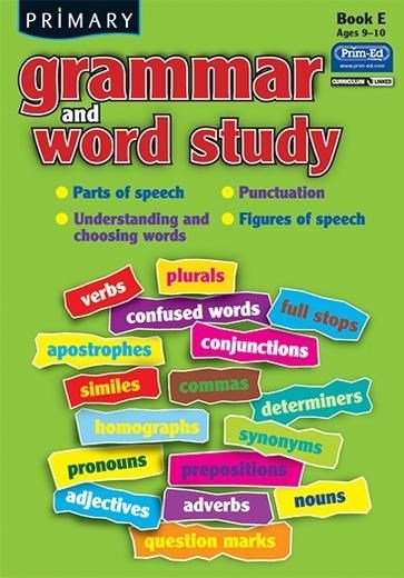 Primary Grammar And Word Study Book E - ABC School Supplies