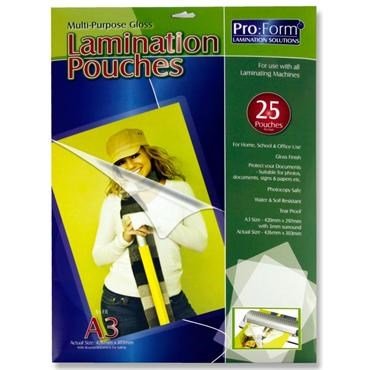 Pro:Form A3 Laminating Pouches Pack Of 25 - ABC School Supplies