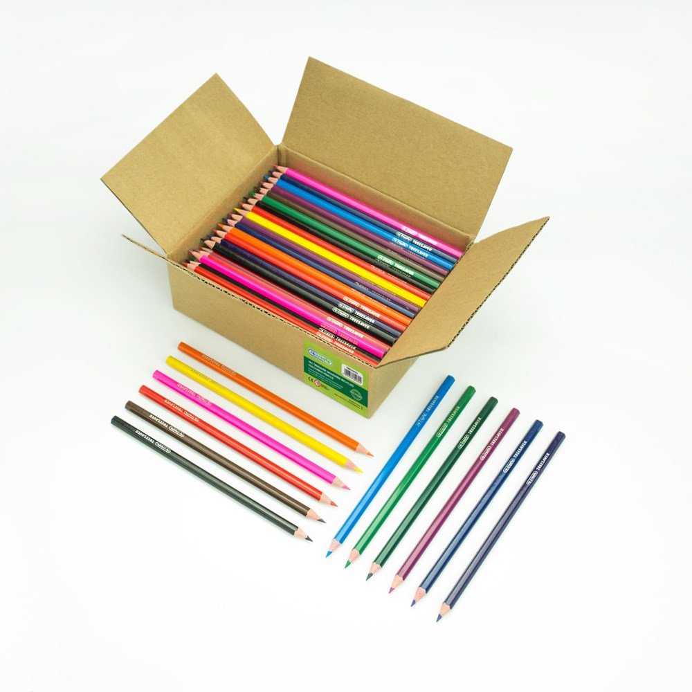 ReCreate Colouring Pencils Treesaver Recycled - Assorted Pack of 144 - ABC School Supplies