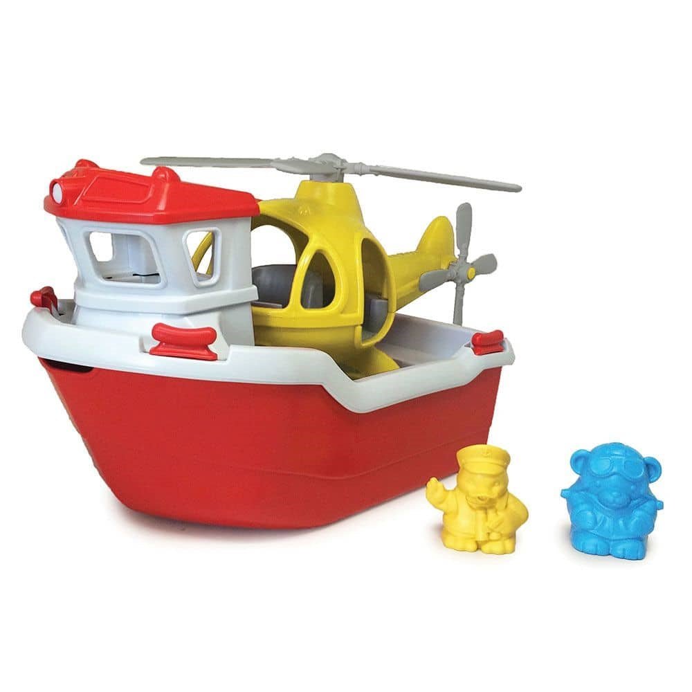 Rescue Boat With Helicopter - ABC School Supplies
