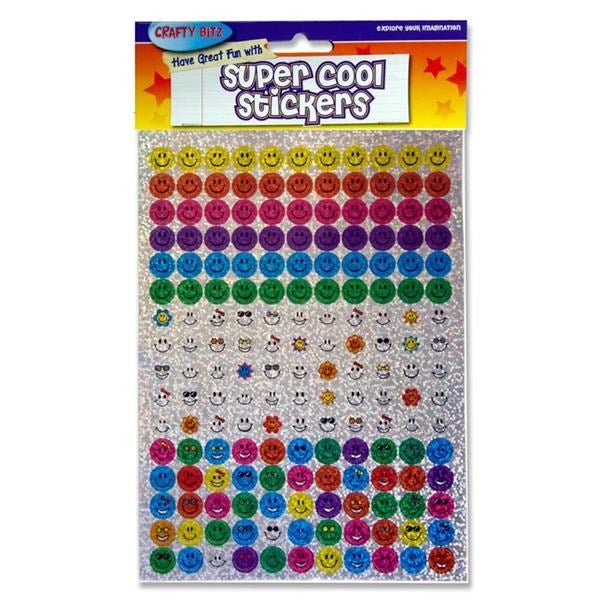 Reward Stickers Holographic - Assorted Smiley - ABC School Supplies