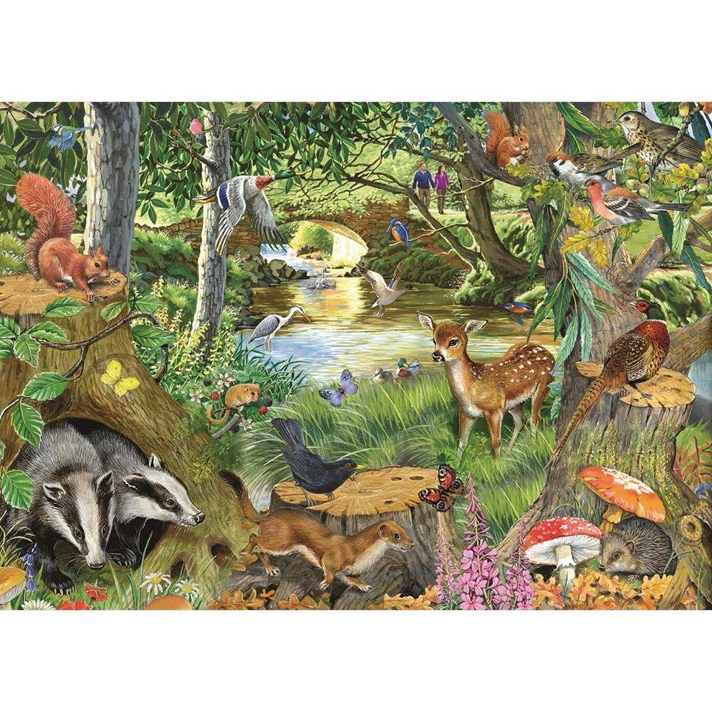 Riverside Glade - BIG 500 Piece Jigsaw Puzzle - ABC School Supplies