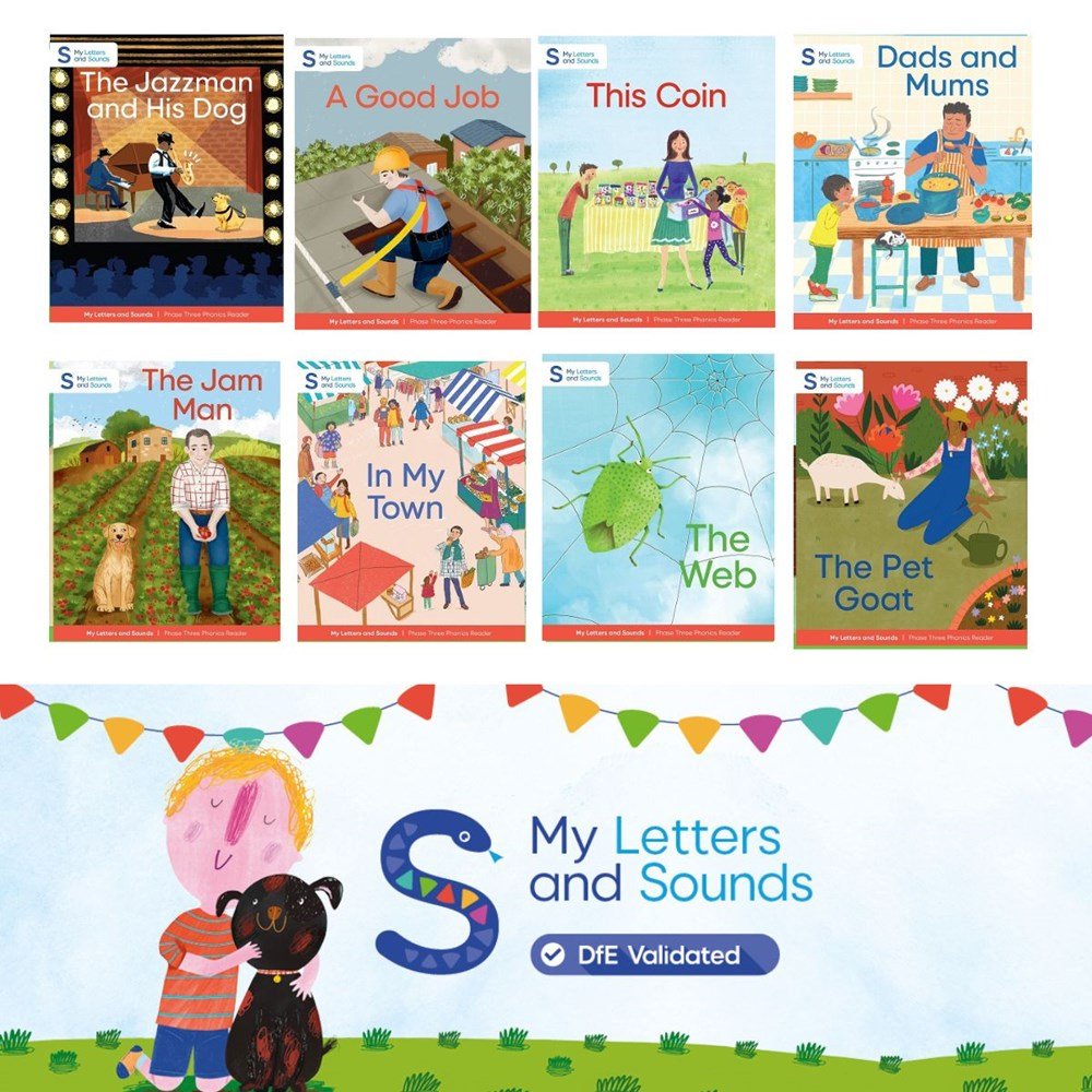 **Schofield & Sims My Letters & Sounds Phase 3 (Red) Pack of 30 Books - ABC School Supplies
