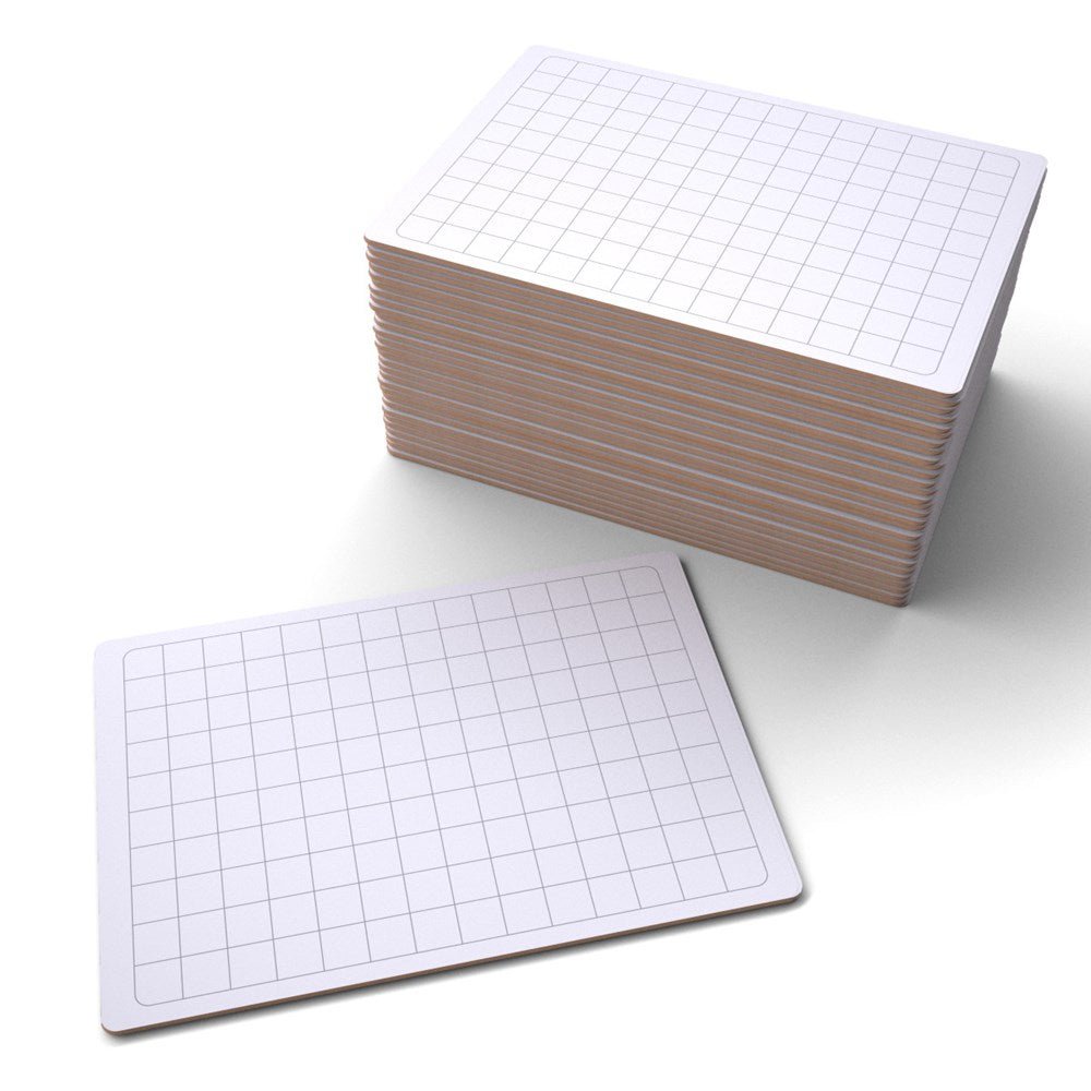 Show - Me Drywipe Lapboard, Rigid - Gridded, A4 - ABC School Supplies
