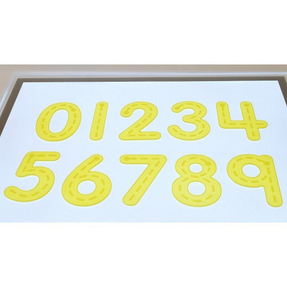 Silishapes® Trace Numbers Yellow - ABC School Supplies