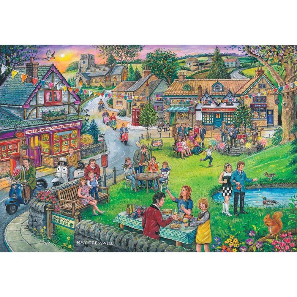 Sixties Green - 1000 Piece Jigsaw Puzzle - ABC School Supplies