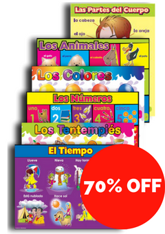 Spanish Vocabulary Posters - ABC School Supplies