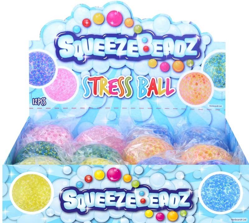 Squeeze Stress Ball With Beads 7Cm - ABC School Supplies