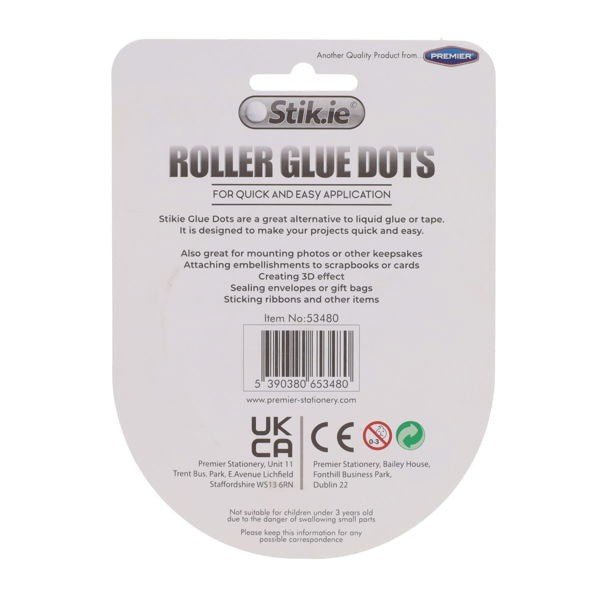 Stik - Ie Roller Glue Dots 10Mm X 200pc - ABC School Supplies