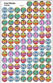Super spot sticker - Cool Words - ABC School Supplies