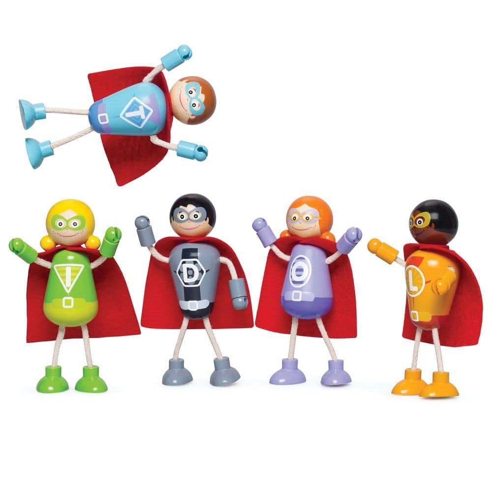 Superhero Figure Pack - ABC School Supplies