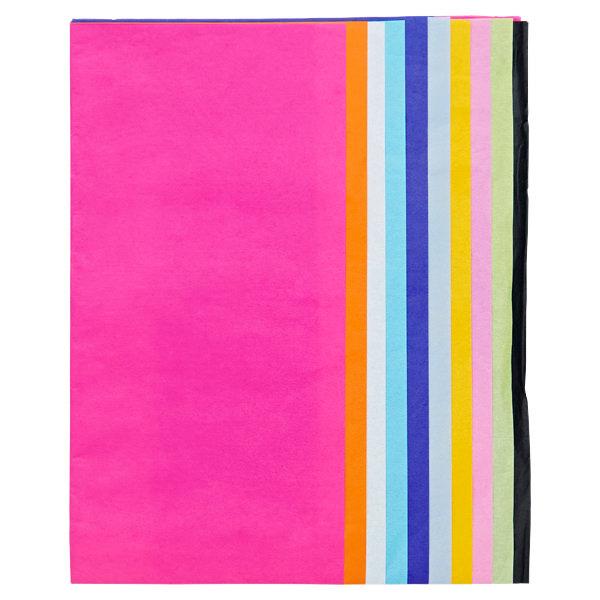 Tissue Paper Bright Colours Assortment 10 Sheets - ABC School Supplies