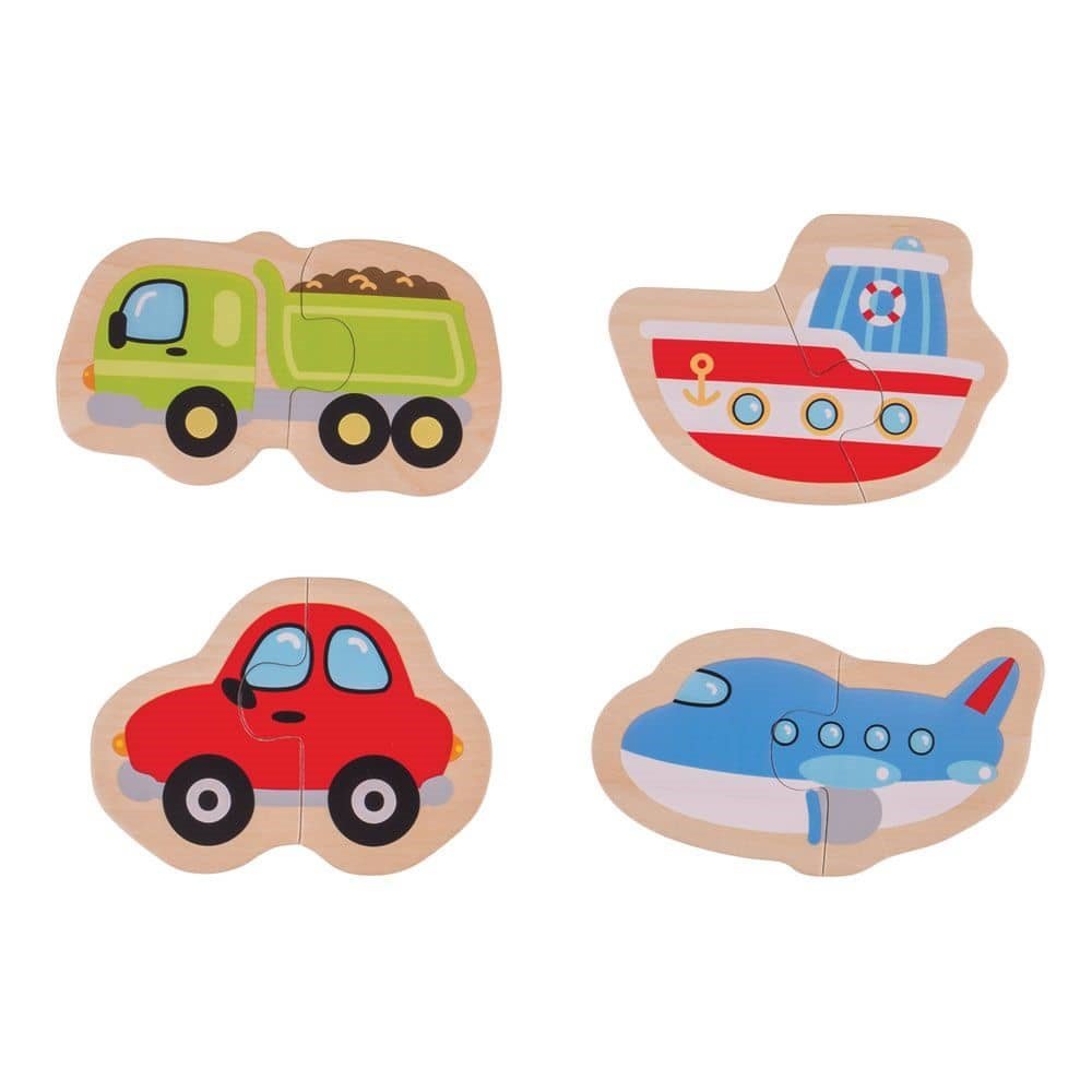 Two Piece Puzzles (Transport) - ABC School Supplies