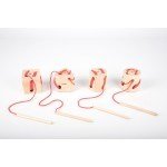 Wooden Lacing Shapes - ABC School Supplies
