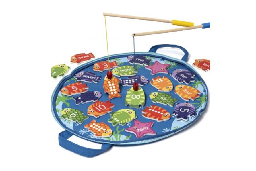 Zero To Ten Magnetic Fishing Game - ABC School Supplies