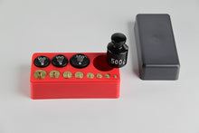 Set Of 12 Weights In A Plastic Case