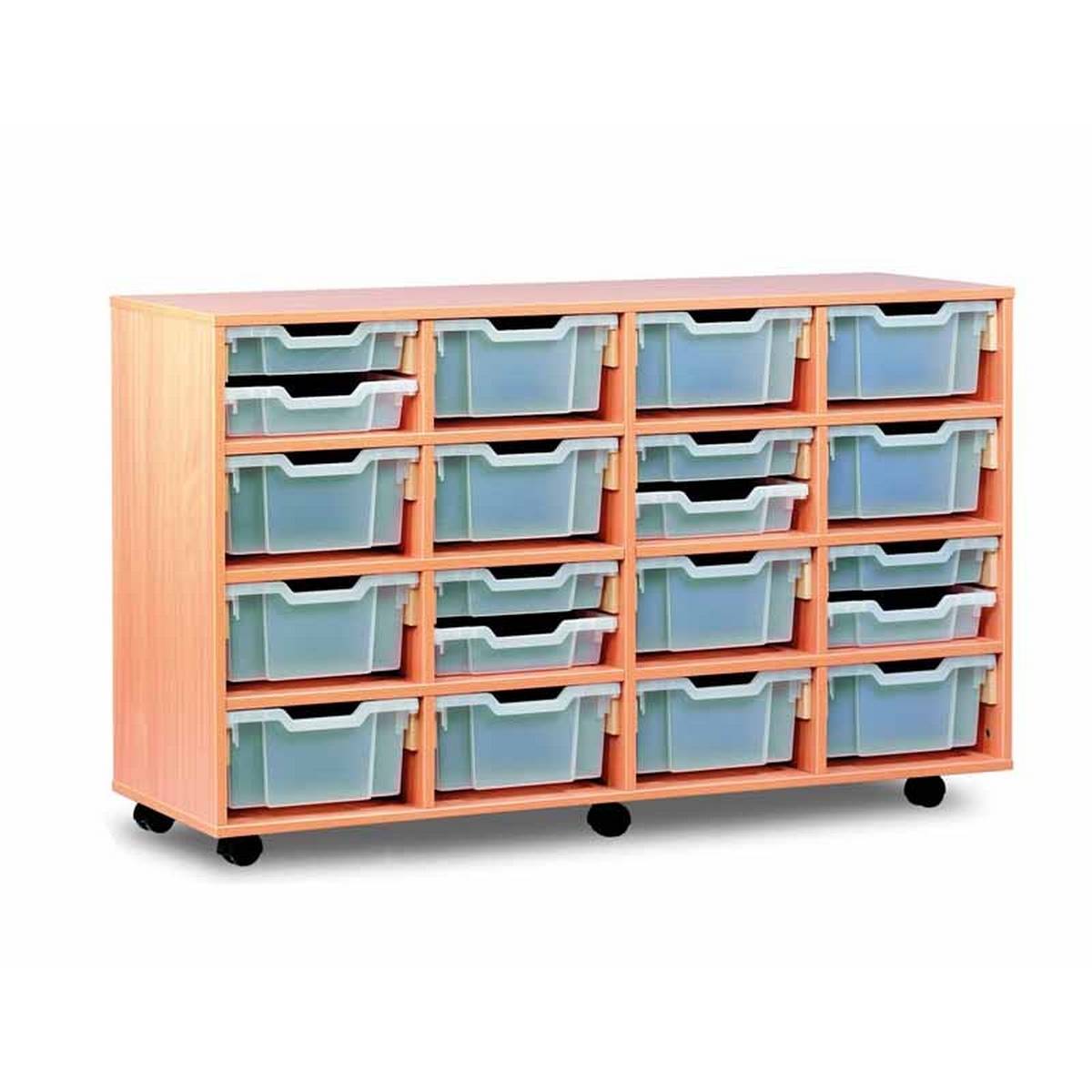 12 Deep And 8 Shallow Unit Clear Tray Combination Unit - ABC School Supplies