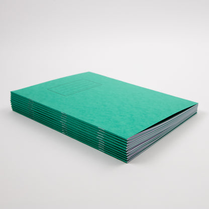 Classmates A4 Exercise Book 32 Page, Plain Blank, Green - Pack of 100