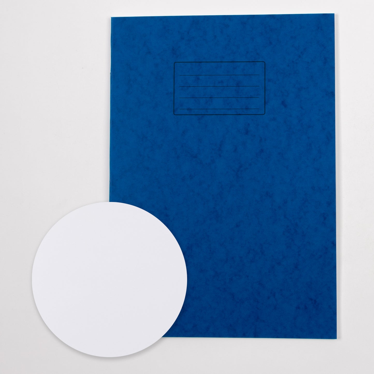 A4+ Exercise Book 80 Page, Plain Blank, Blue - Pack of 50
