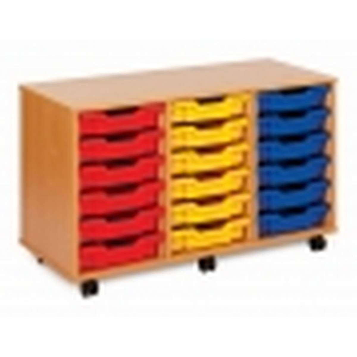 18 Shallow Tray Unit Coloured - ABC School Supplies