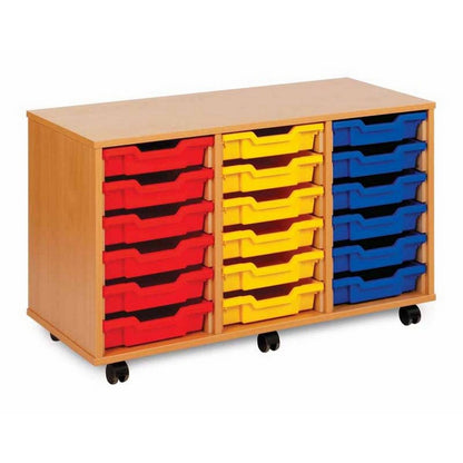 18 Shallow Tray Unit Coloured - ABC School Supplies