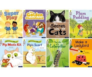 2025 Oxford Reading Tree Word Sparks: Level 1+: Mixed Pack Of 8 - ABC School Supplies